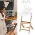 Jídelní židlička Kinderkraft Enock - Nordic Breeze s polštářem