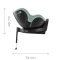 Autosedačka Britax Römer Dualfix 5Z Classic - Deep Black