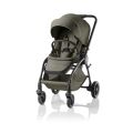 Kombinovaný kočárek Britax Rio + hluboká korba + autosedačka Baby-Safe PRO - Lux Urban Olive