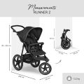 Kočárek Hauck Runner 2 - Black 