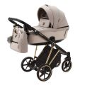 Kočárek Adamex Belissa Special Edition 2v1 - Beige/Gold