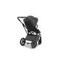 Kočárek Moon PIÚ Extra set Black Matt - Mud 