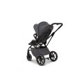 Kočárek Moon PIÚ Extra set Black Matt - Mud 