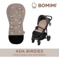 Bomimi Ada univerzální paměťová podložka do kočárku - BIRDIES beige