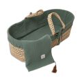 FUNNABABY Kompletní Mojžíšův koš s výbavou - Ivy Green