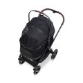 Kočárek + přepravní taška pro psy 2v1 Wonderfold Pet P3 do 22,7 kg, Jet black