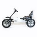 Dětská šlapací motokára Go-kart Baby Mix Buggy - Bílá