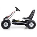 Dětská šlapací motokára Go-kart Milly Mally Thor - Bílá
