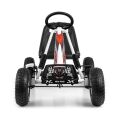 Dětská šlapací motokára Go-kart Milly Mally Thor - Bílá