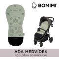 Bomimi Ada univerzální paměťová podložka do kočárku - MEDVĚD green