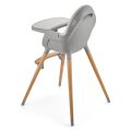 Jídelní židlička Kinderkraft FINI 2 - Grey