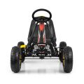 Dětská šlapací motokára Go-kart Milly Mally Thor - Černá