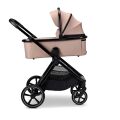 Kočárek MOON AURA kombi set 3v1 - Sand Melange
