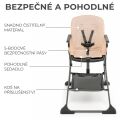 Židlička jídelní KINDERKRAFT  Foldee - Pink