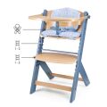 Jídelní židlička Kinderkraft Enock - Nordic Breeze s polštářem