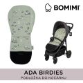 Bomimi Ada univerzální paměťová podložka do kočárku - BIRDIES green