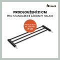 Hauck Zábrana Open N Stop 2 (75-80cm) White + nástavec 21 cm