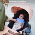 Kočárek kombinovaný KINDERKRAFT Moov 2 pěnová EVA kola 3v1 - Sand Beige