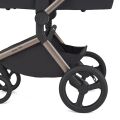 Kombinovaný kočárek ANEX Flo 3v1 + CYBEX Aton B2 i-Size + isofix základna - Browny