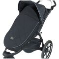 Zimní nánožník na kočárek Emitex SOFT - Black Comfy
