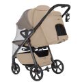Kočárek Carrello Bravo Carbon - Ketch Beige 2026