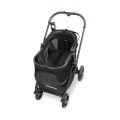 Kočárek + přepravní taška pro psy 2v1 Wonderfold Pet P3 do 22,7 kg, Jet black