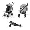 Kočárek KINDERKRAFT Siesta - Ash Grey