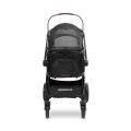 Kočárek + přepravní taška pro psy 2v1 Wonderfold Pet P3 do 22,7 kg, Jet black