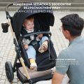 Kočárek kombinovaný KINDERKRAFT Moov 2 pěnová EVA kola 3v1 - Moonlight Grey