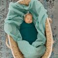 Tommy Lise Mušelínová plena set 70 X 70 cm - Mangrove Green Set
