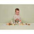 Little Dutch Dřevěné kostky v tubě - Farma