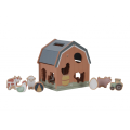 Little Dutch Domek s vkládacími tvary dřevěný Farma