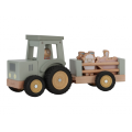 Little Dutch Traktor s přívěsem dřevěný Farma