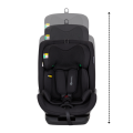 Autosedačka PETITE MARS Prime Pro i-Size 76-150 cm (9-36 kg) - Coal Black Air 