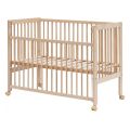 Postýlka se stahovacím bokem Scarlett Perta 120x60 cm - buk přírodní 