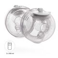 Odsávačka mateřského mléka KINDERKRAFT Double Hands-free Gentle Flow - Gold
