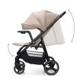Kočárek sportovní KINDERKRAFT Trig 3 Tray - Stone Beige