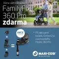 Maxi-Cosi Oxford kočárek akční set - korbička Oria + Pebble 360 + FamilyFix 360 Pro - Select Grey