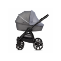 Kombinovaný kočárek Noordi Fjordi III 2v1 - Black 2023