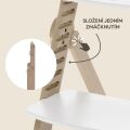 Dřevěná jídelní židlička Zopa Clipp & Clapp - White