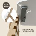 Dřevěná jídelní židlička Zopa Clipp & Clapp - White