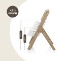 Dřevěná jídelní židlička Zopa Clipp & Clapp - Black