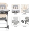 Dětská jídelní židlička Zopa Monti 2 - Diamond Grey