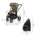 Kočárek 2v1 ZOPA Move Cross 5X - Quartz Beige