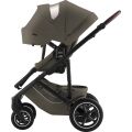 Set kočárek Britax Römer Smile 5Z + hluboká korba + autosedačka Baby-Safe Pro Classic - Midnight Grey