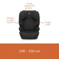 Autosedačka ZOPA Beta i-Size 100 -150 cm - Black