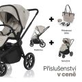 Set Kočárek Zopa Move Cross 5 + Hluboká korba Move XL + Adaptéry - Toffee Brown