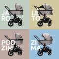 Set Kočárek Zopa Move Cross 3 + Hluboká korba Move XL + Autosedačka Zopa XM + báze - Metal Grey