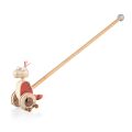 Zopa dřevěný jezdík Dinosaurus - Red