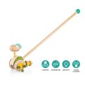 Zopa dřevěný jezdík Dinosaurus - Green